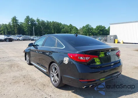 2017 Hyundai Sonata Sport 2.0T из США, поврежденный, VIN 5NPE34AB3HH545001